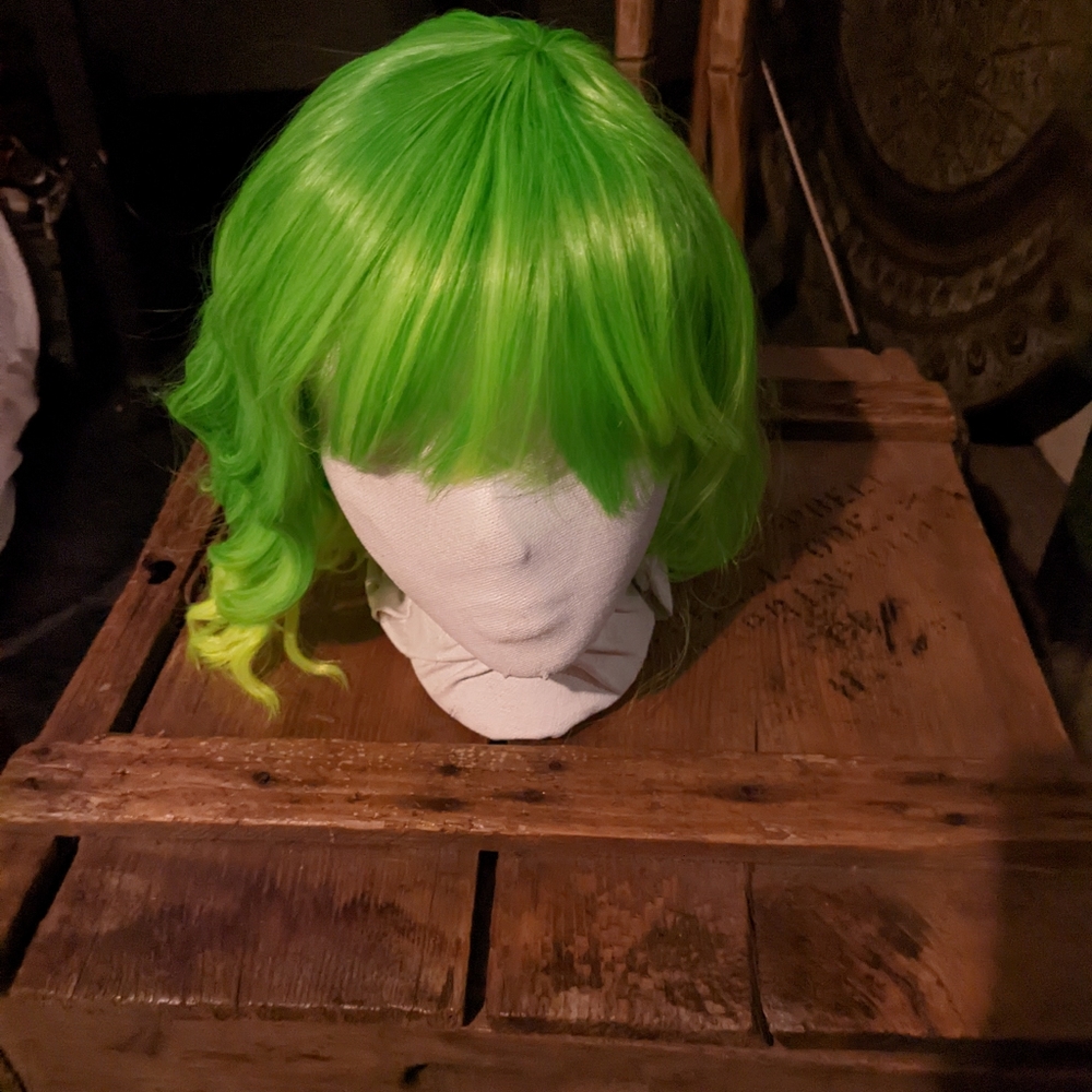 Neon Green wig